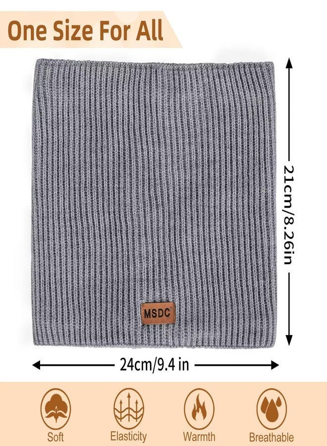 MSDC Winter Neck Gaiters for Men 3 Pack,Neck Warmer Men Women with Thermal Thick Warm Fleece Lined Cold Weather,Mens Scarf Winter Ski Face Mask Cover Windproof Scarves（Black,Navy，Grey） - Image 5
